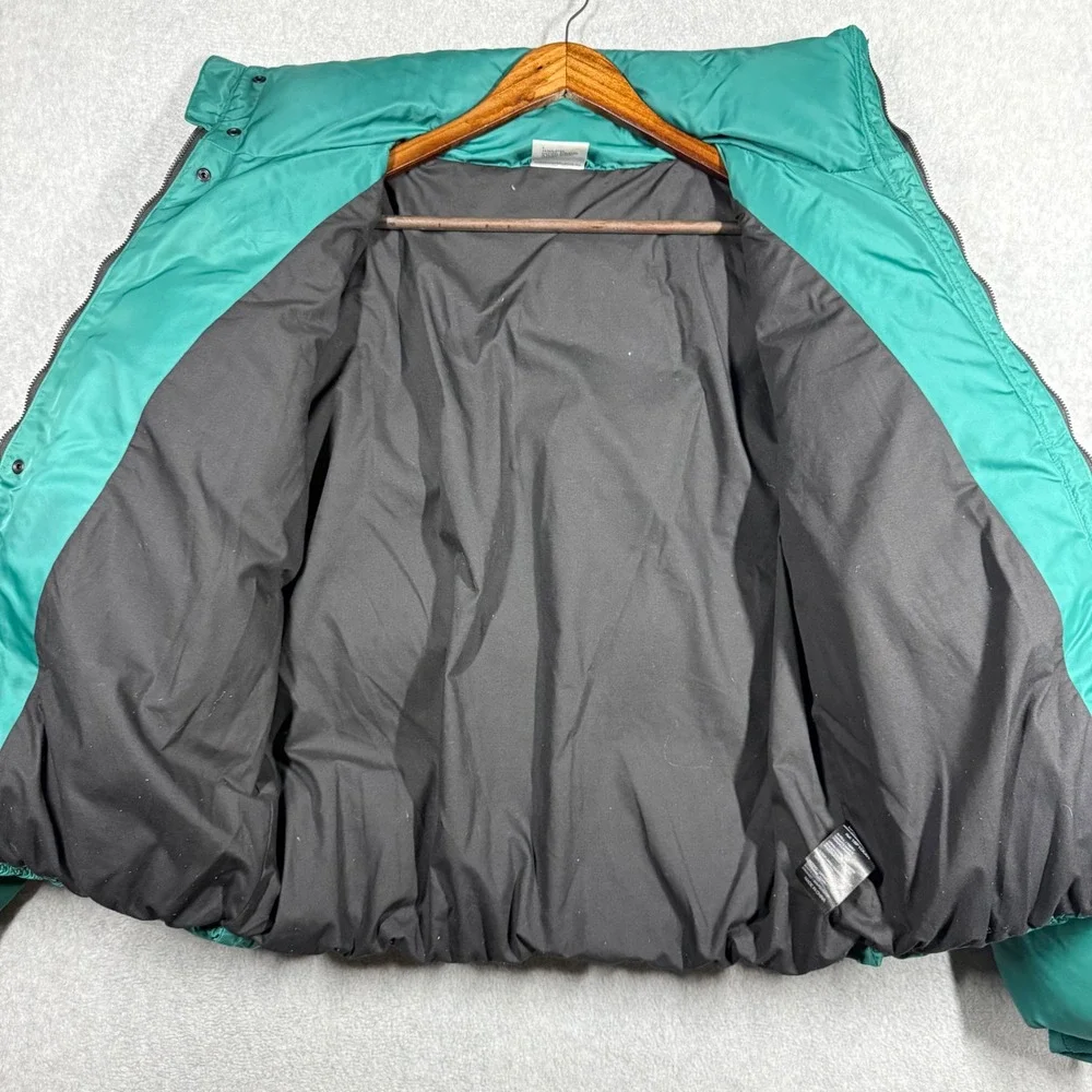 Daily Paper Mens Unisex Down Puffer Jacket Teal Green Size Small 18F1OU01